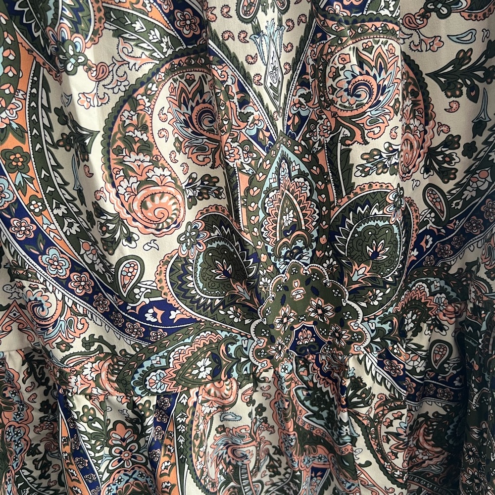 Paisley Print Women's Skirt - Picture 3 of 3